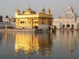 Golden Temple of Amritsar on culture tour of India